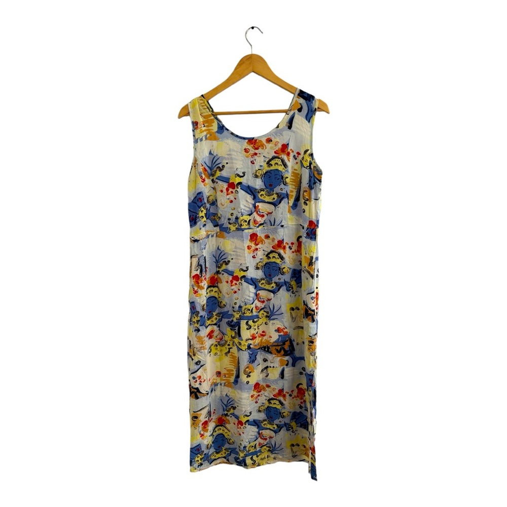 Jam’s World Colorful Maxi Dress With Pockets Size Medium